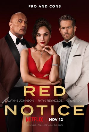 red notice film netflix 2021 poster