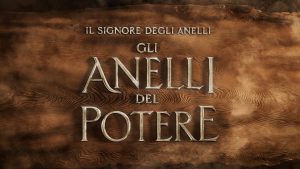 Il Signore degli Anelli Gli Anelli del Potere logotitolo serie 2022