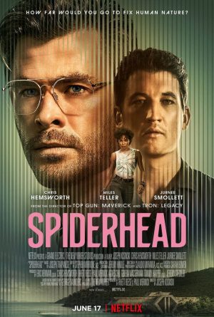 spiderhead film 2022 poster