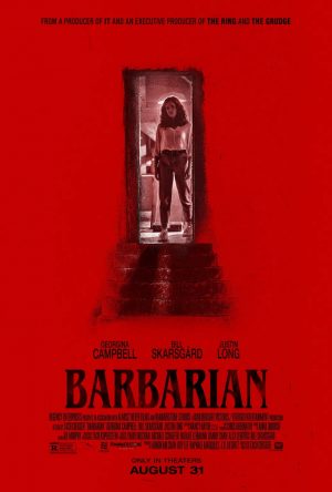 barbarian film horror poster 2022