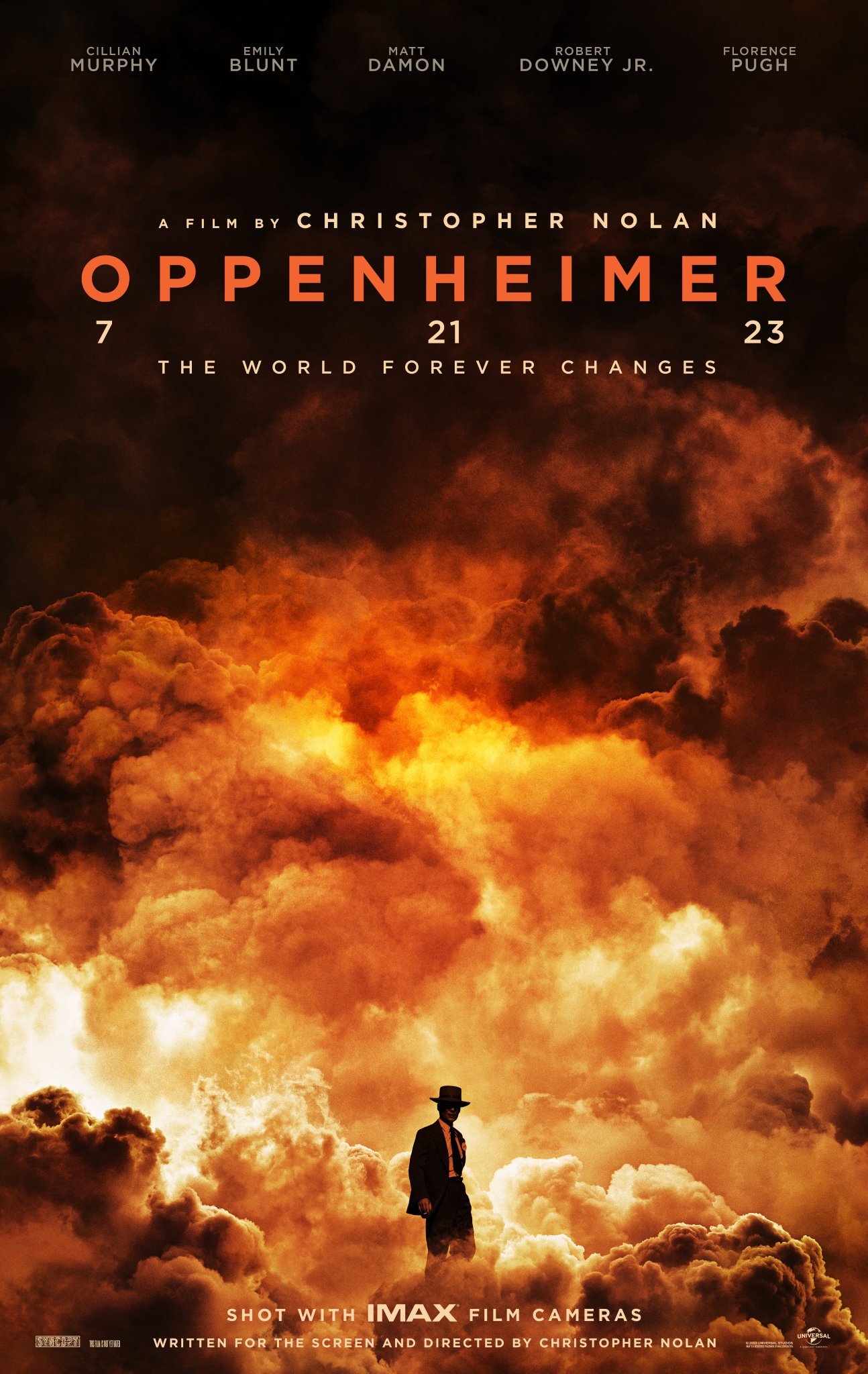 Oppenheimer film nolan 2023 poster