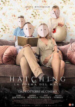 hatching la forma del male film 2022 poster