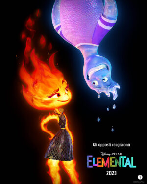 elemental film pixar 2023 poster