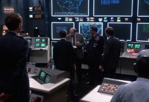 Barry Corbin e Irving Metzman in Wargames - Giochi di guerra (1983)