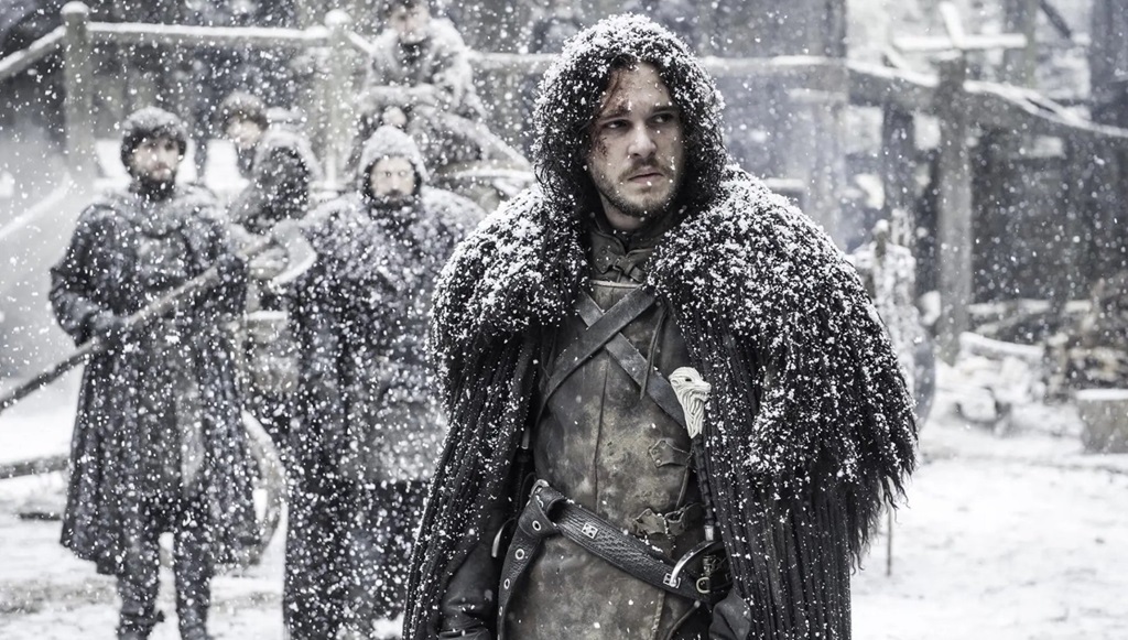 kit harington trono di spade snow