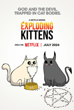 exploding kittens serie poster 2024