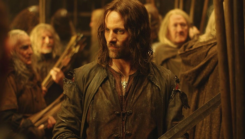 Viggo Mortensen in Il Signore degli Anelli – Le due torri (2002) Viggo Mortensen in Il Signore degli Anelli - Le due torri (2002)