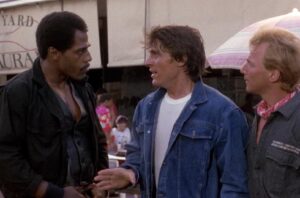 David Bradley, Steve James e Evan J. Klisser in Guerriero americano 3 (1989)