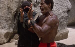 Steve James in Guerriero americano 2 (1987)