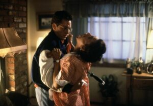 Erin Gray e John D. LeMay in Jason va all'inferno (1993)