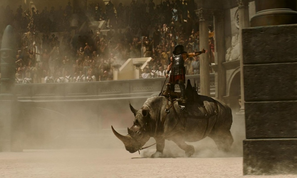 il gladiatore II film colosseo il gladiatore II film colosseo