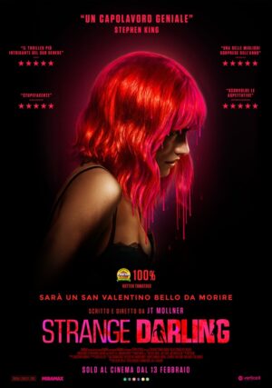 strange darling film poster ITA