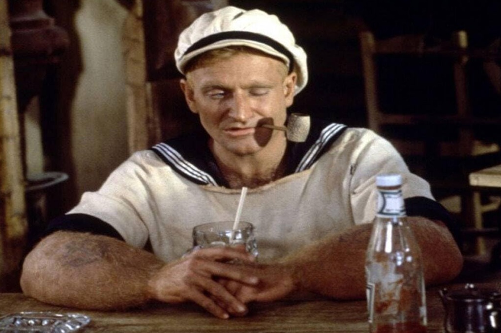 Robin Williams in Popeye Braccio di ferro (1980)