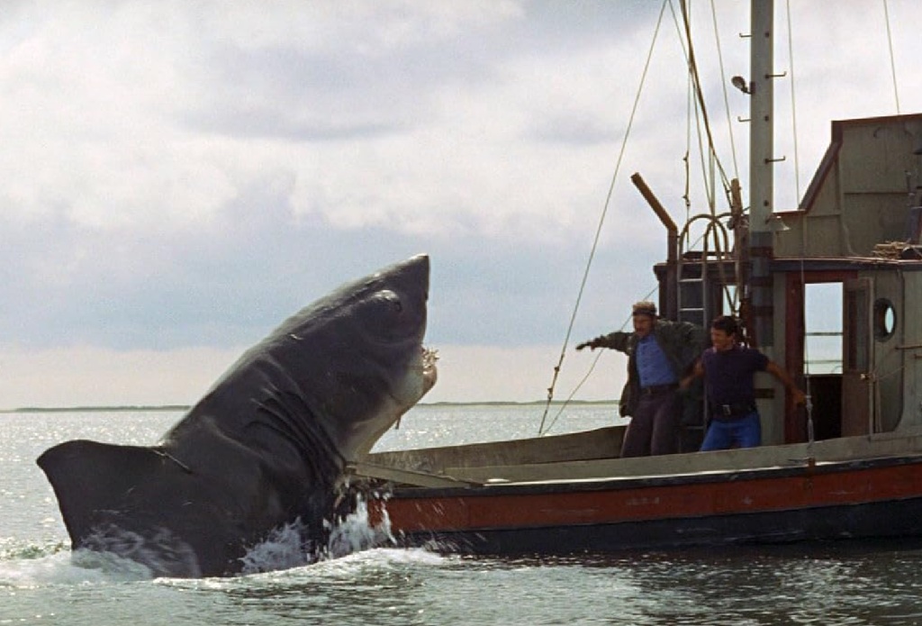 Roy Scheider e Robert Shaw in Lo squalo (1975) Roy Scheider e Robert Shaw in Lo squalo (1975)