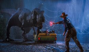 jurassic park film 1993 trex
