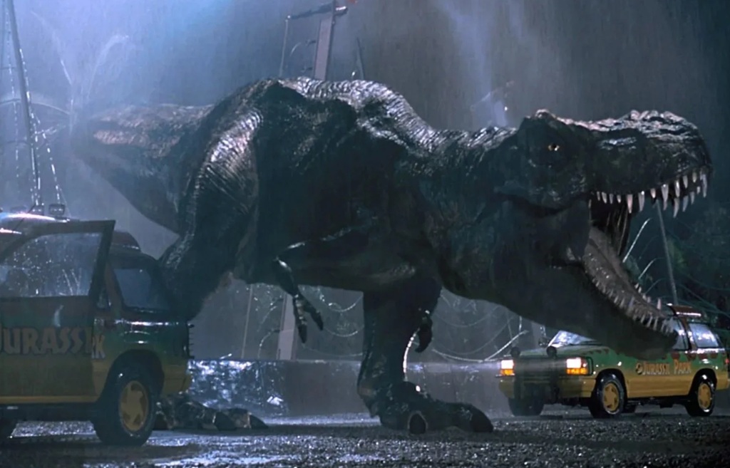 t rex jurassic park 1993