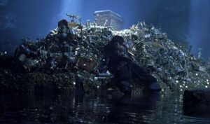 Geoffrey Rush in La maledizione della prima luna (2003)