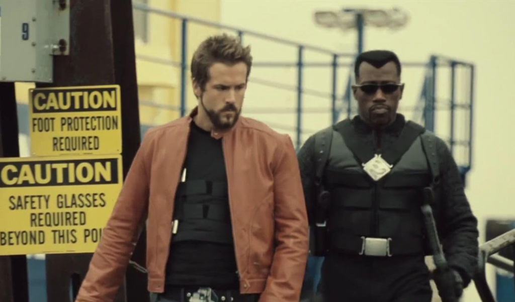 Wesley Snipes e Ryan Reynolds in Blade Trinity (2004)