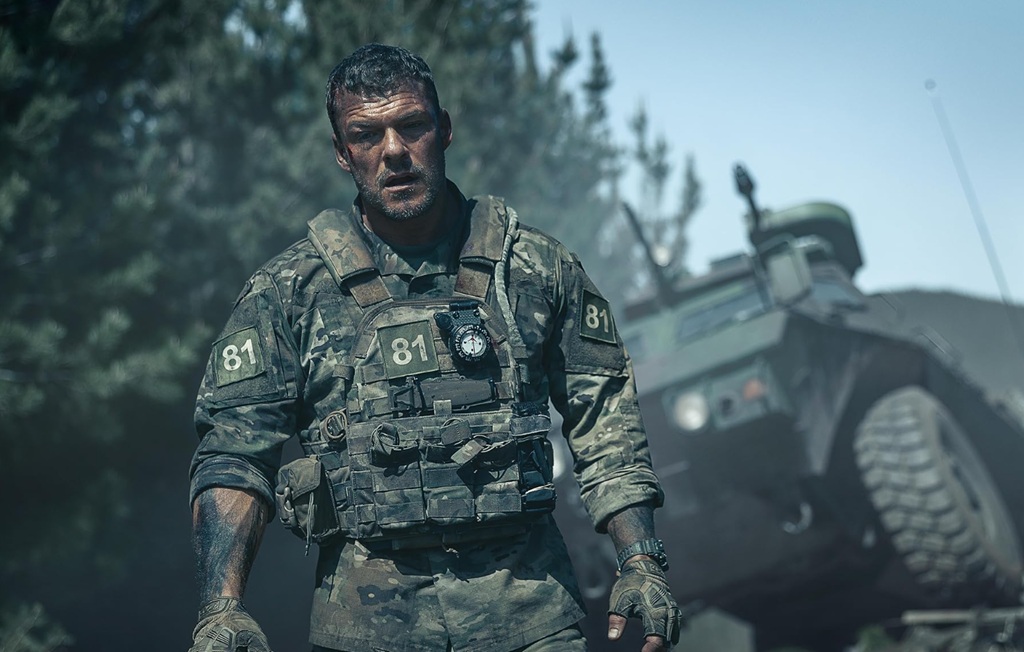 Alan Ritchson in War Machine (2026)