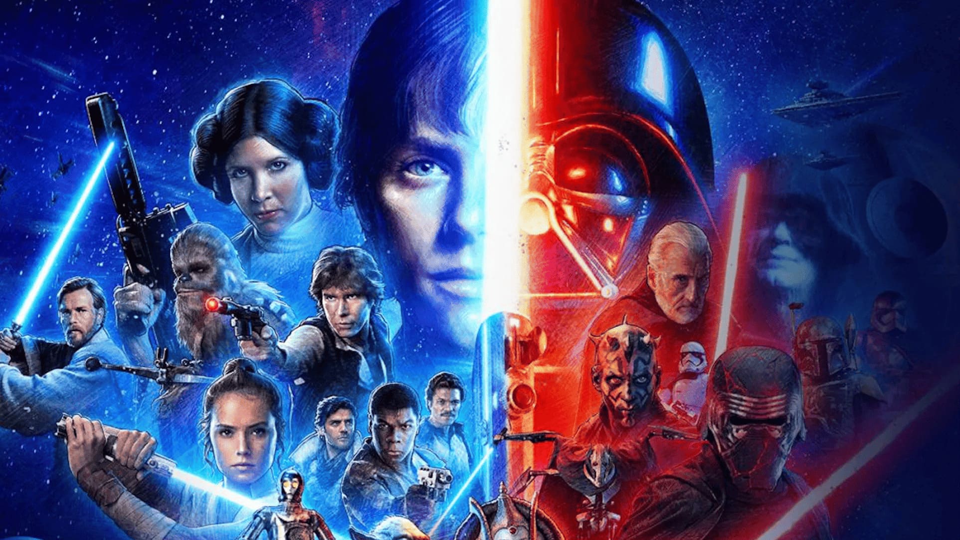Poster della saga di Star Wars