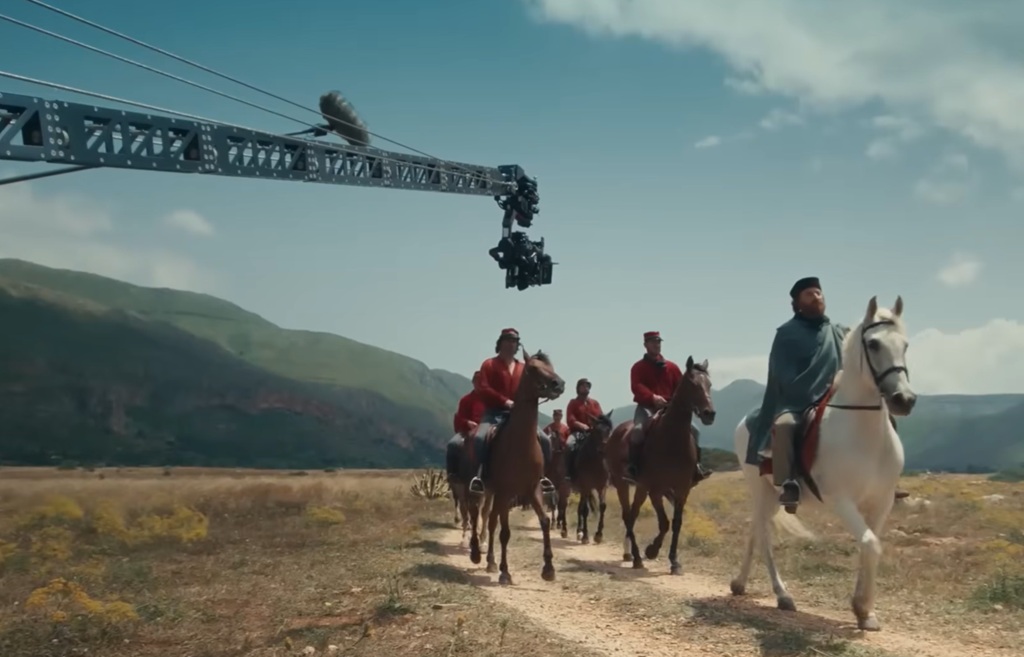 il gattopardo netflix backstage set