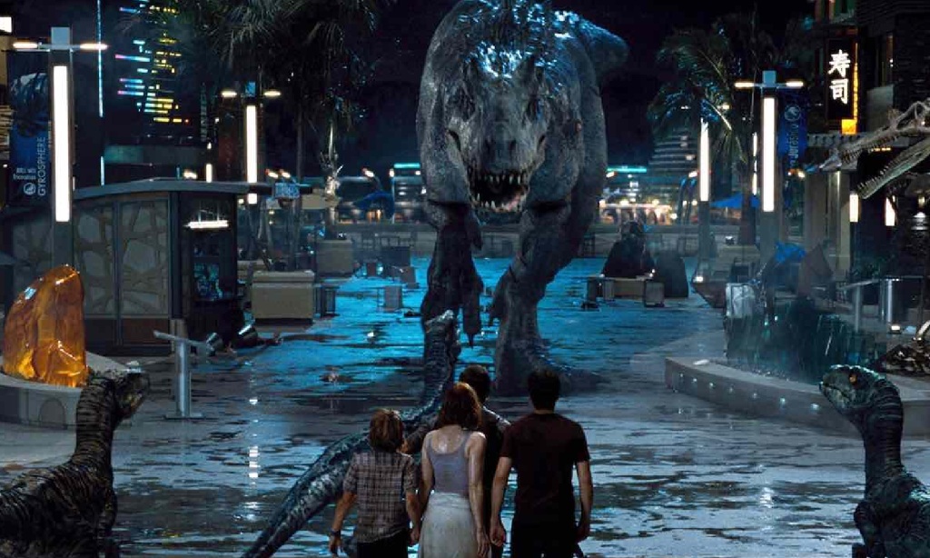 Bryce Dallas Howard e Chris Pratt in Jurassic World (2015) Bryce Dallas Howard e Chris Pratt in Jurassic World (2015)
