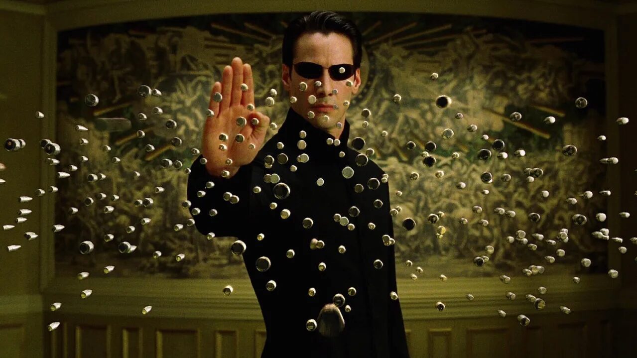 Keanu Reeves in Matrix Keanu Reeves in Matrix