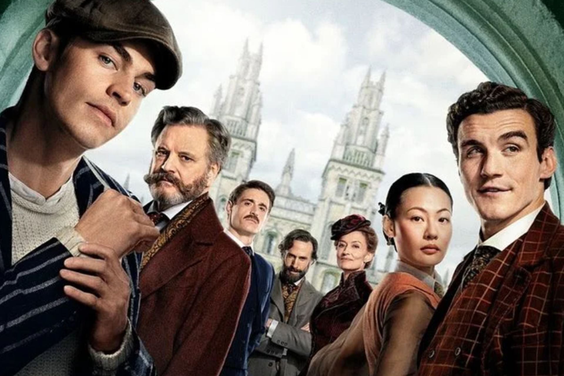 Poster con i protagonisti di Young Sherlock