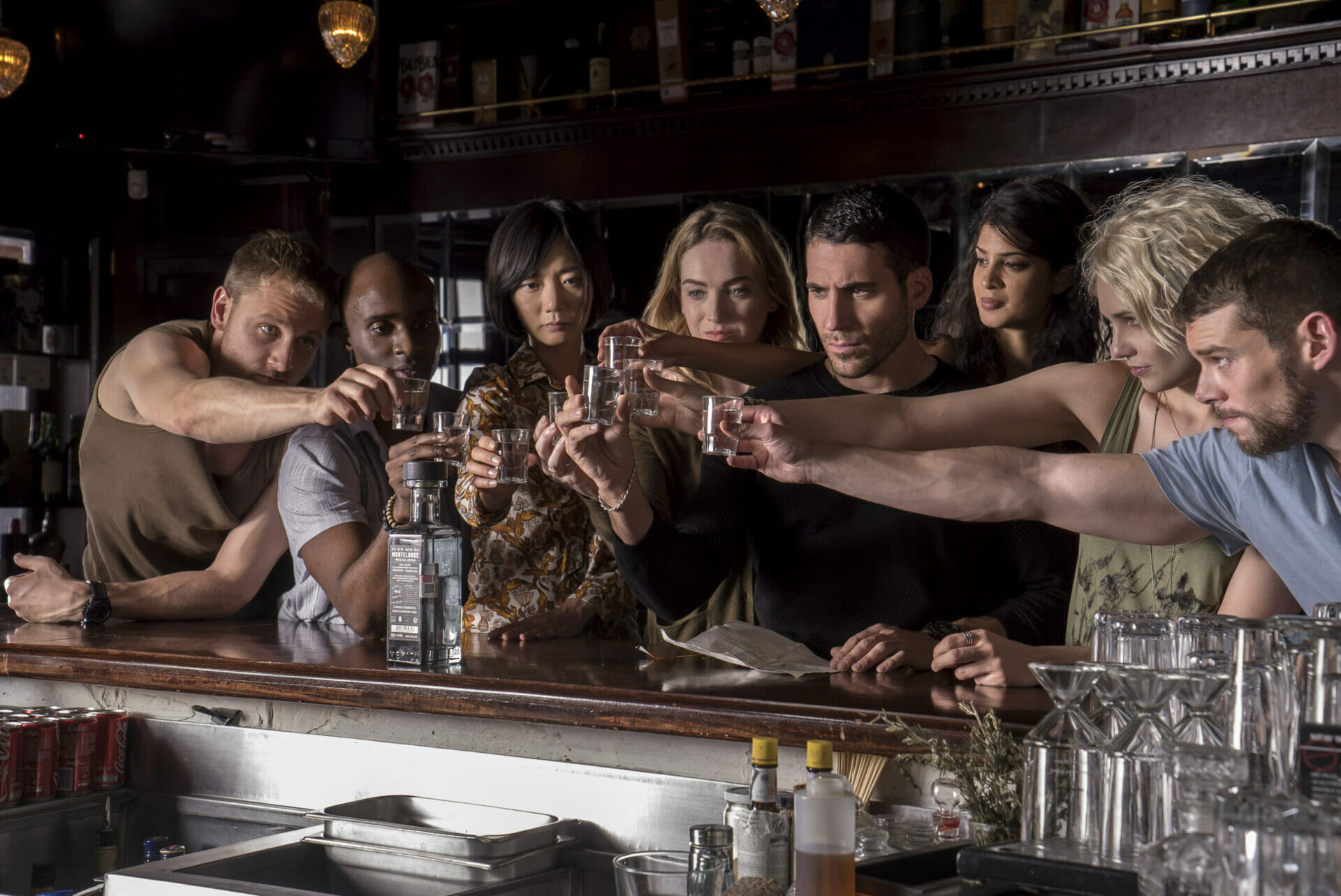 Una scena di Sense8