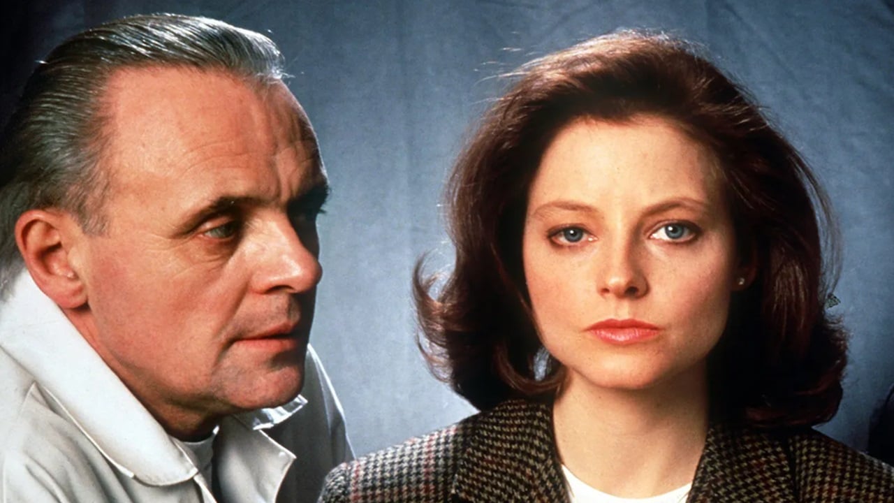 Anthony Hopkins e Jodie Foster in Il Silenzio degli Innocenti