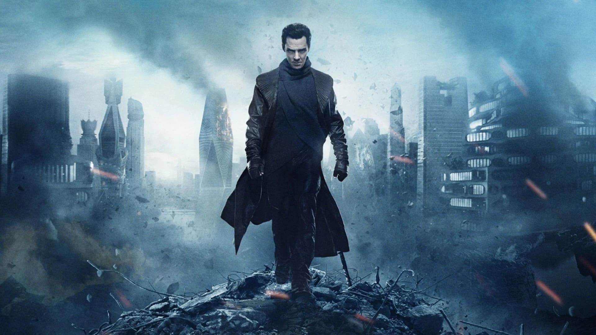 Benedict Cumberbacht nel ruolo di Khan in Star Trek Into Darkness