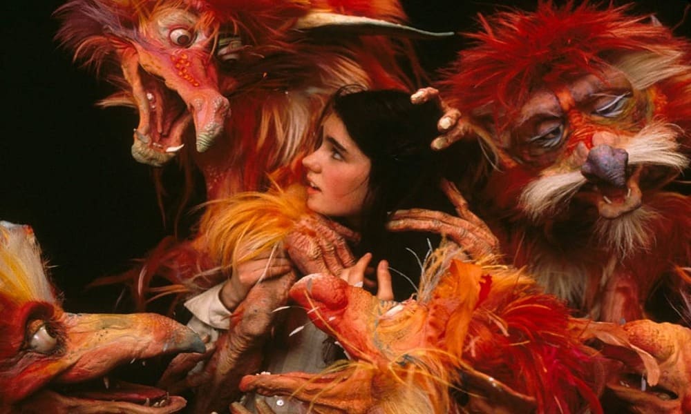 Jennifer Connelly e le marionette di Labyrinth