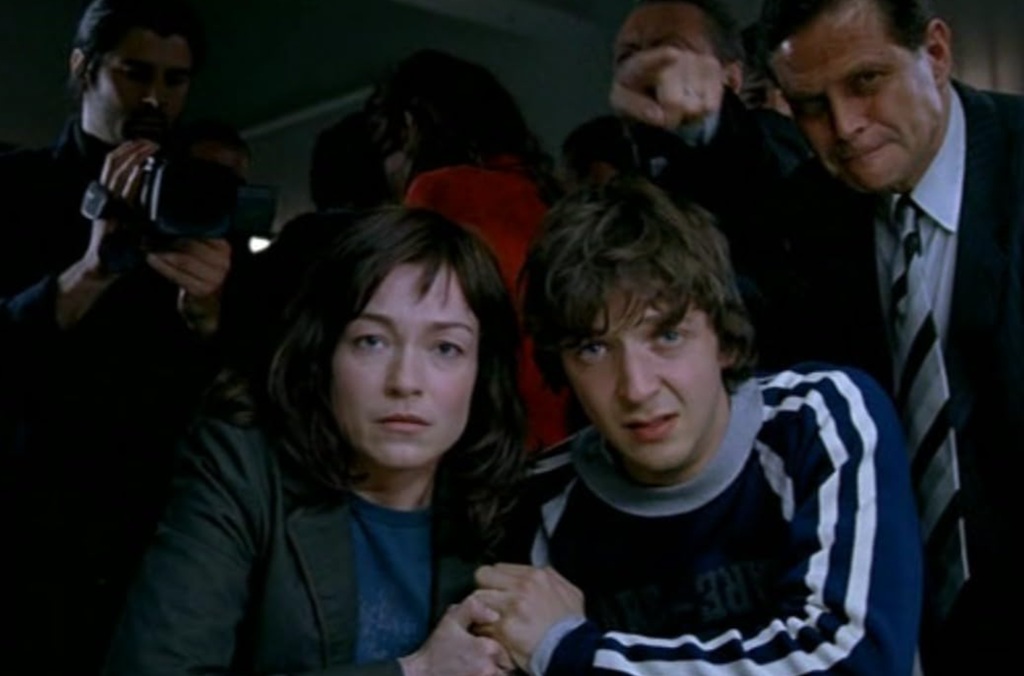 Silvio Muccino e Stefania Rocca in Il cartaio (2003)