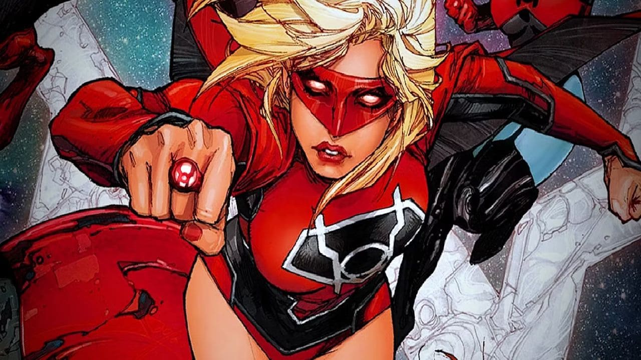 Supergirl in Red Daughter of Krypton
