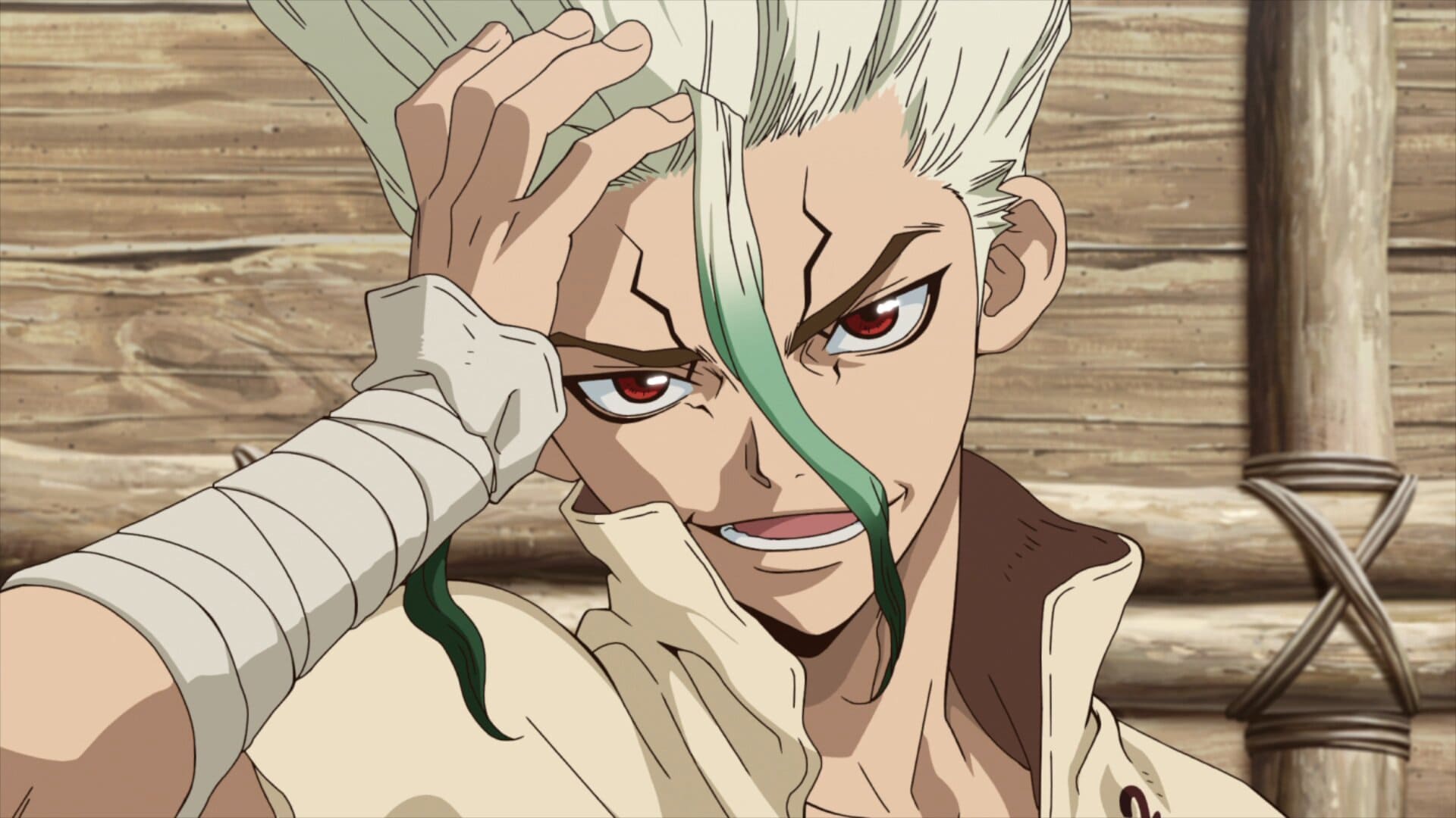 Una scena di Dr Stone
