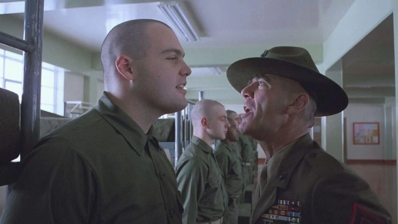 Una scena di Full Metal Jacket