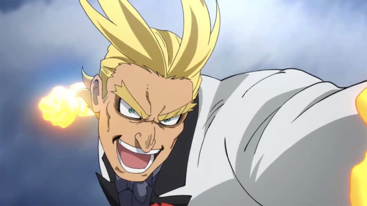 Una scena di My Hero Academia