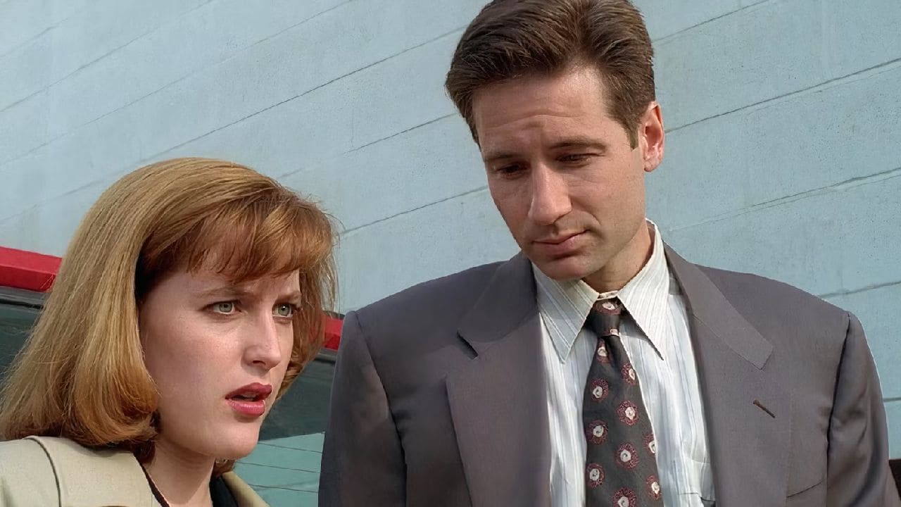 Una scena di un episodio di X Files