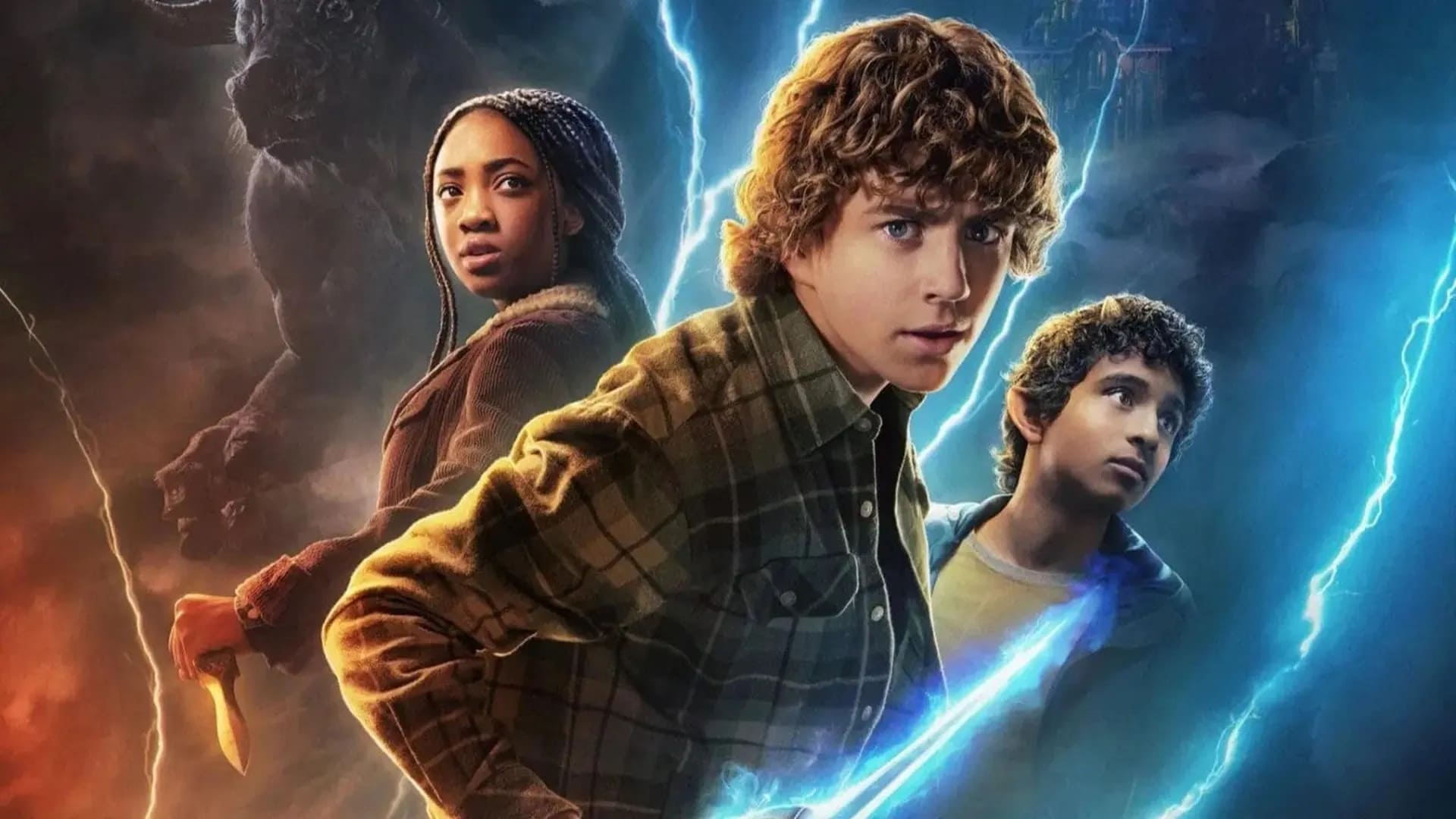 Poster della serie tv di Percy Jackson e gli Dei dell'Olimpo