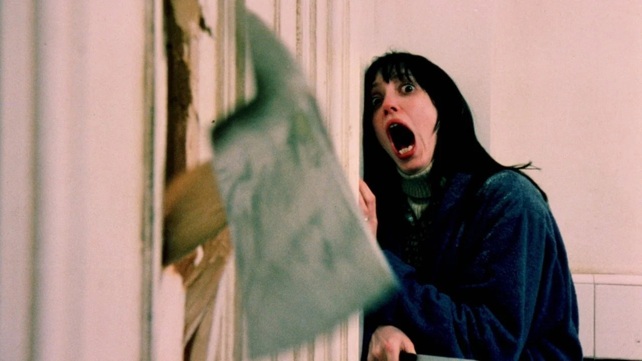 Shelley Duvall nella scena iconica di The Shining