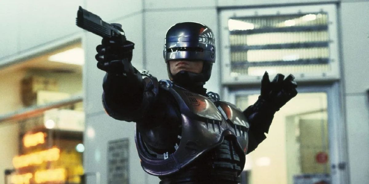 Una scena di Robocop