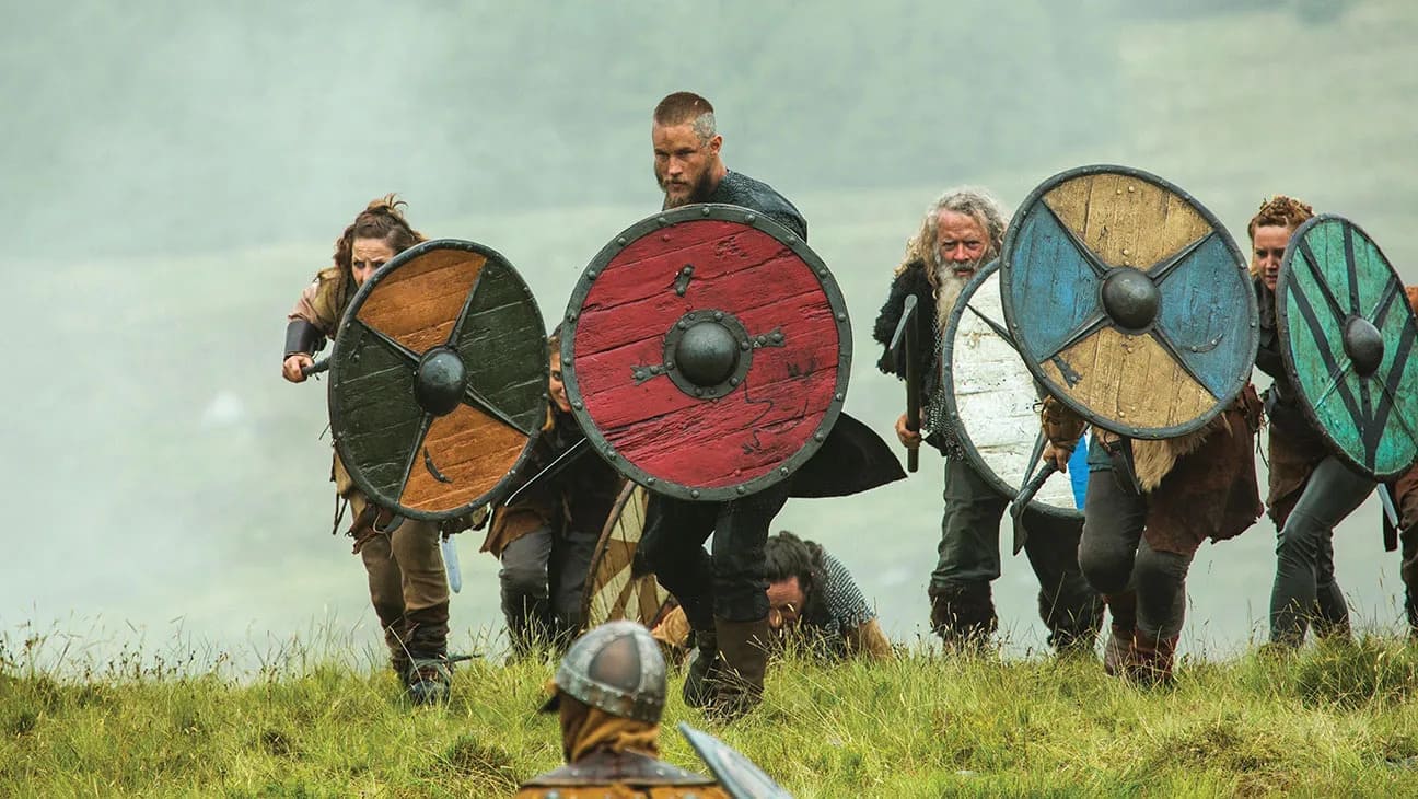 Una scena di Vikings