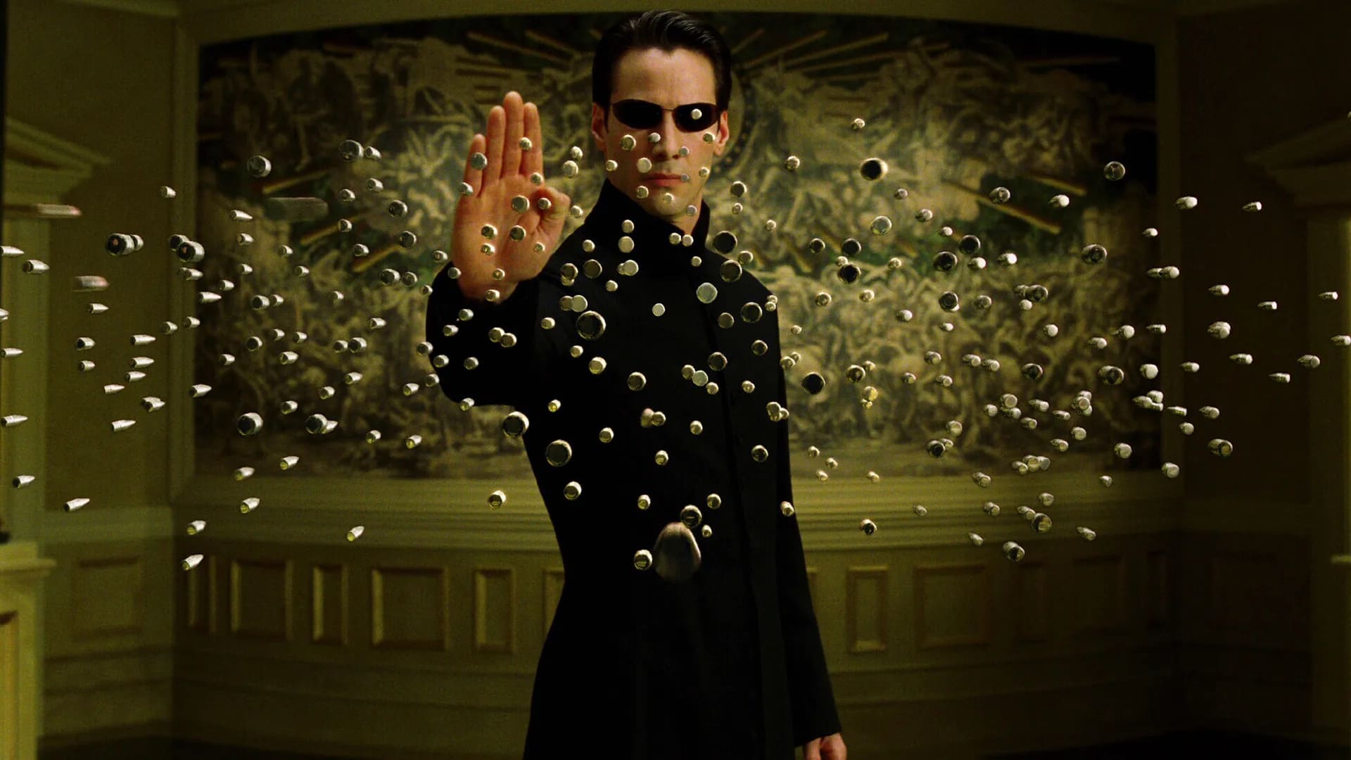 Keanu Reeves in Matrix Keanu Reeves in Matrix