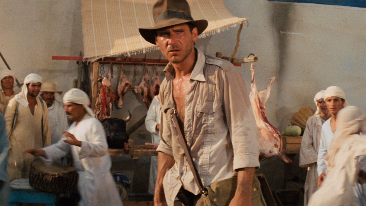 La scena iconica di Indiana Jones