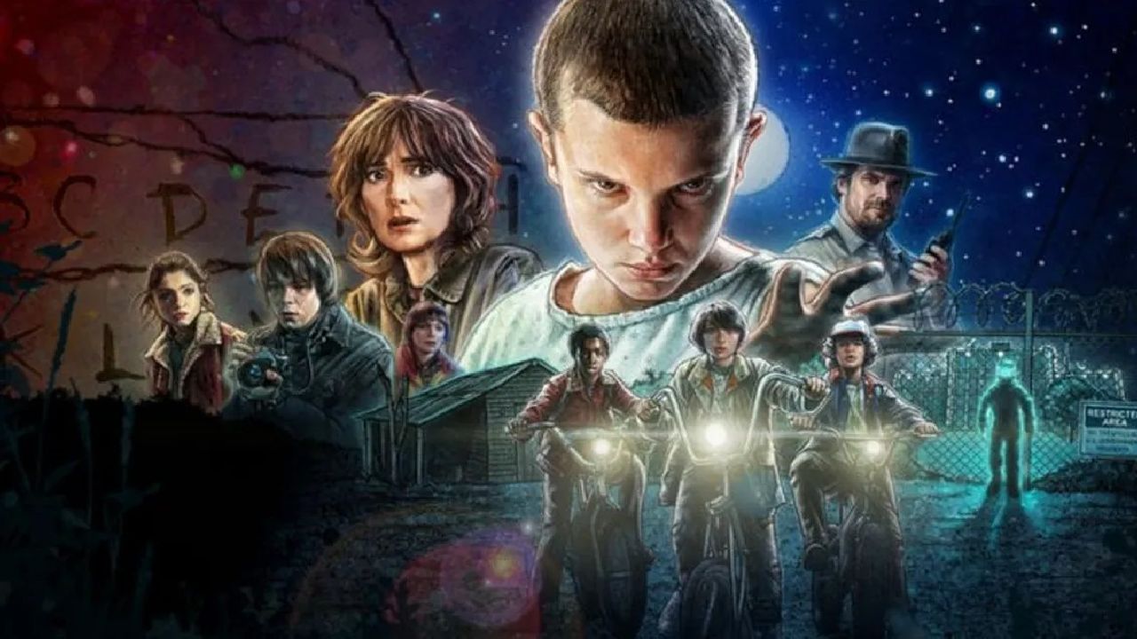 Poster della prima stagione di Stranger Things Poster della prima stagione di Stranger Things