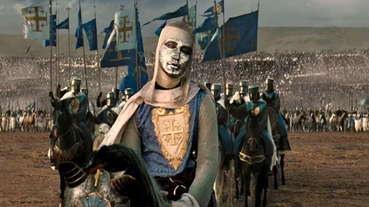 Una scena di Le Crociate Una scena di Le Crociate
