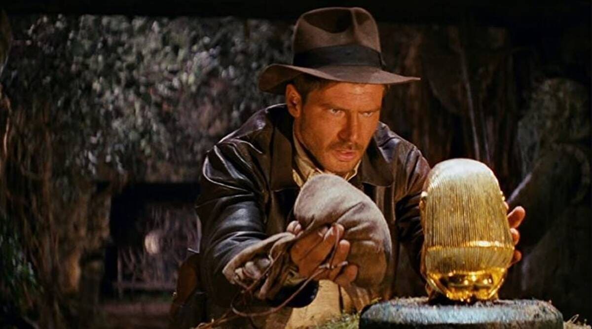 Una scena iconica di Indiana Jones e i predatori dell'arca perduta