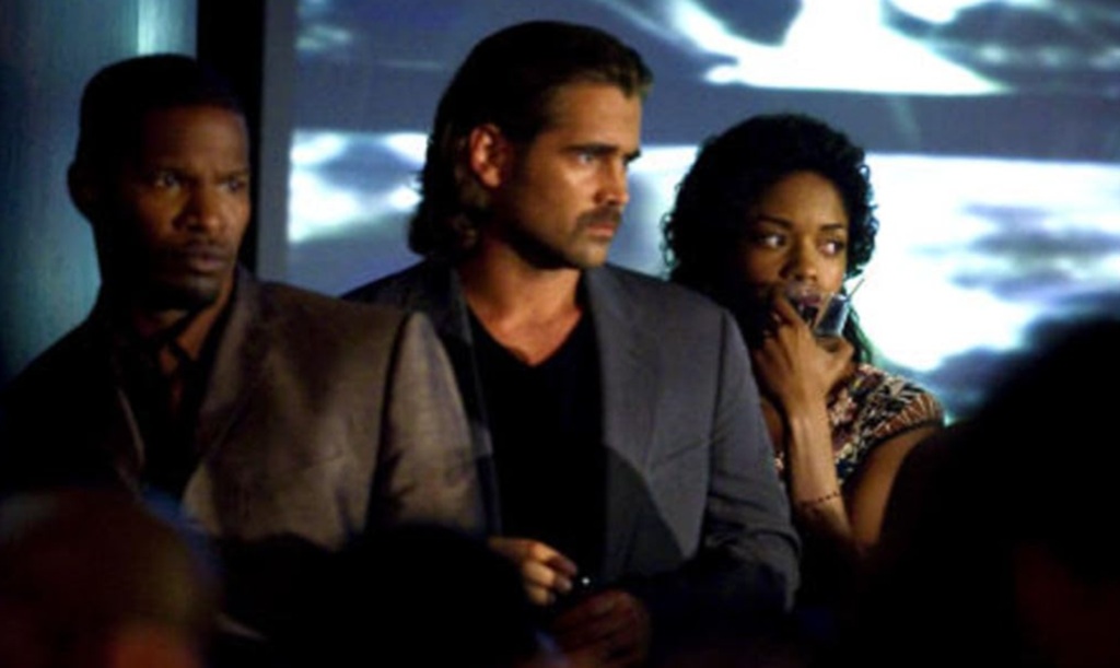 Jamie Foxx Colin Farrell e Naomie Harris in Miami Vice (2006) Jamie Foxx Colin Farrell e Naomie Harris in Miami Vice (2006)