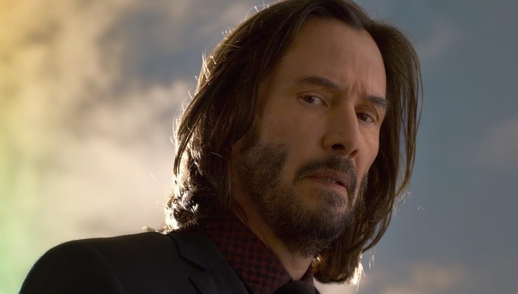 Keanu Reeves in Matrix Resurrections (2021) film Keanu Reeves in Matrix Resurrections (2021) film