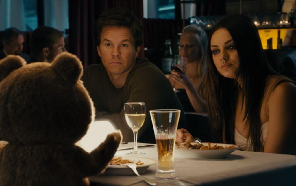 Mark Wahlberg e Mila Kunis in Ted (2012)
